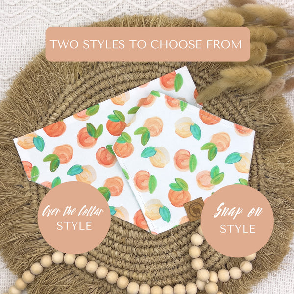 peaches dog bandana