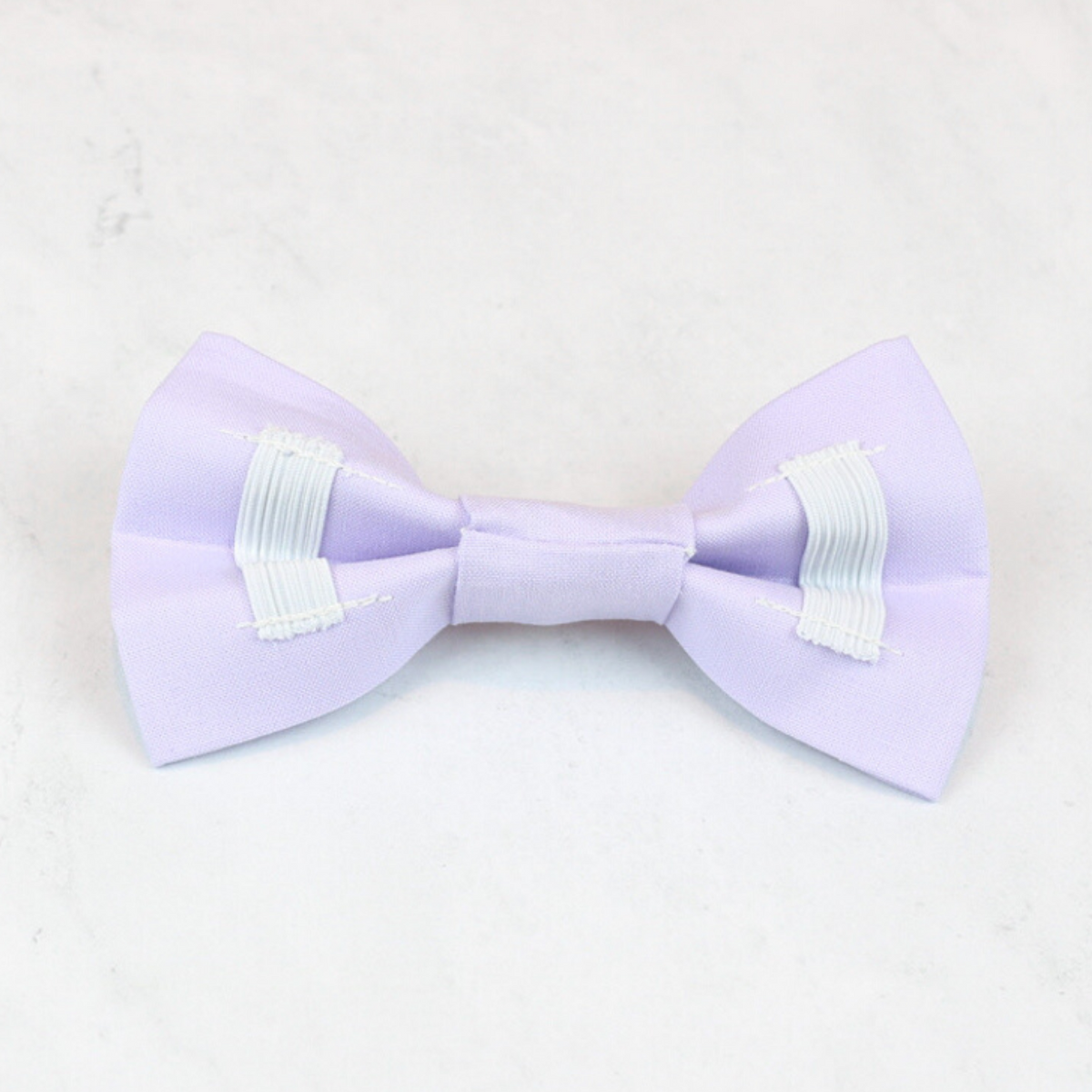Solid Lavender Dog Bow Tie