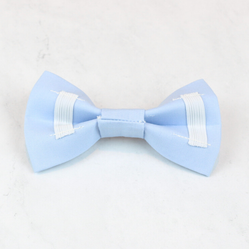 Solid Sky Blue Dog Bow Tie