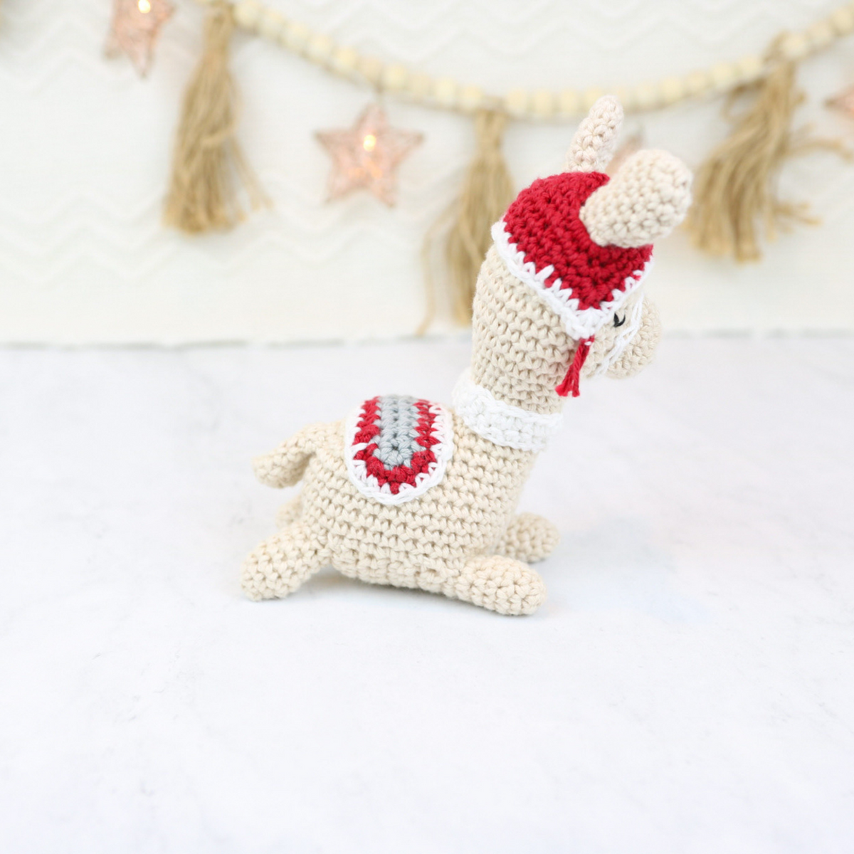 Machi the Llama Dog Crochet Toy