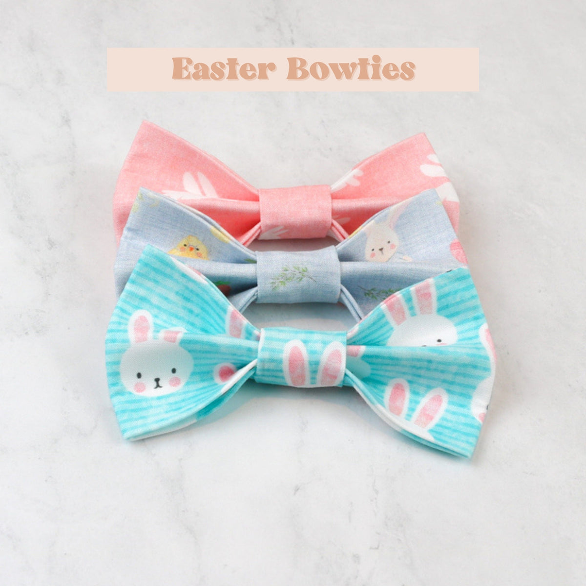 easter dog bowties