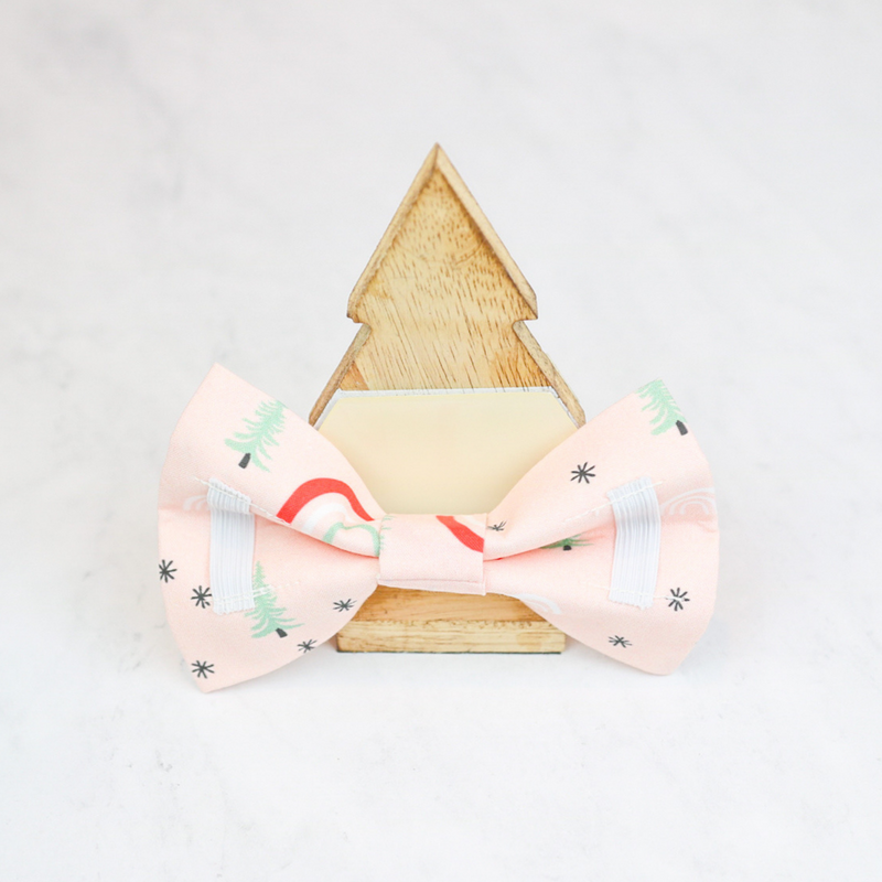 Winter Dreams I Christmas Dog Bow Tie