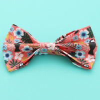 toucan tropical summer dog bow tie