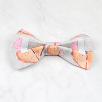 smores cute Valentine's Day dog bow tie 