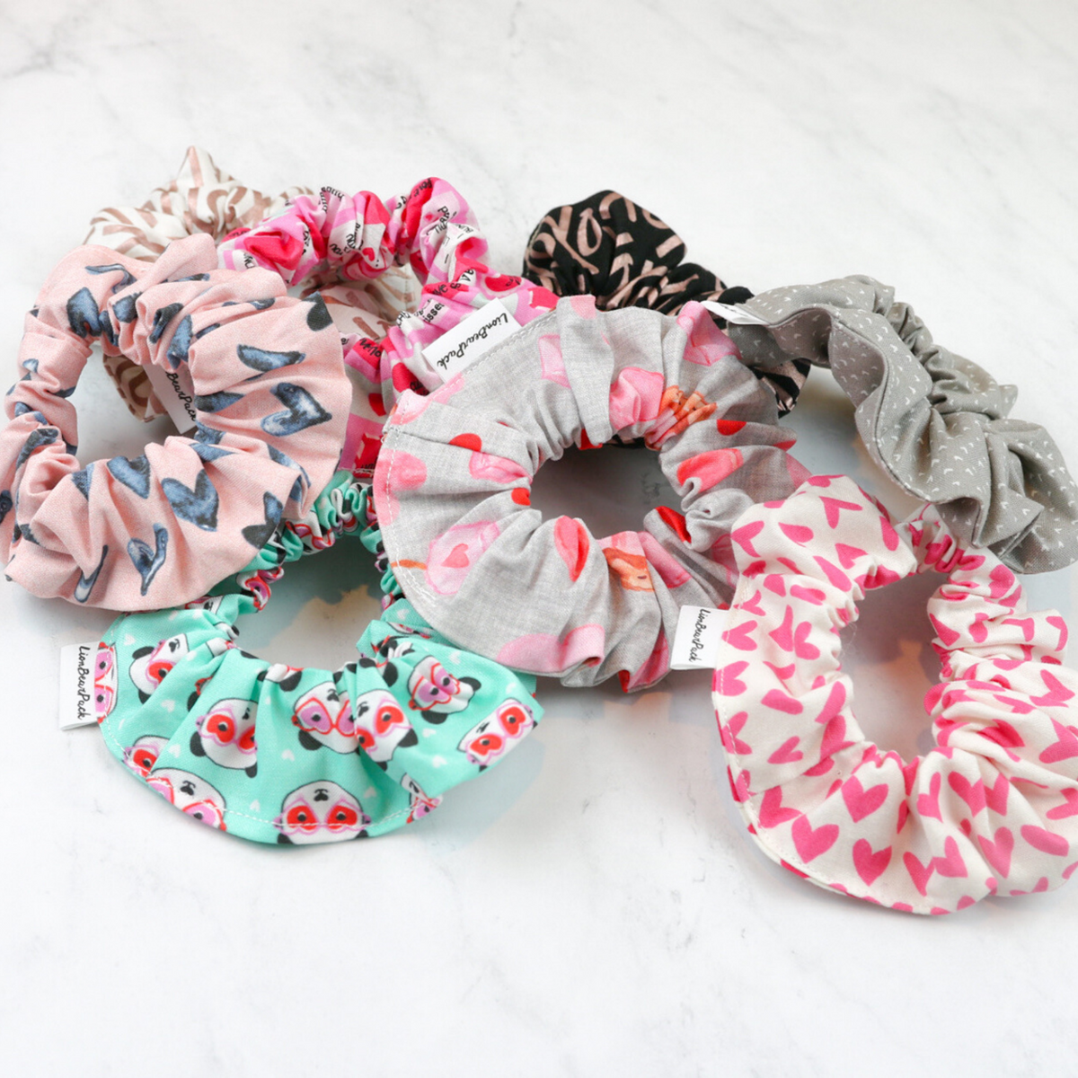 Valentines Scrunchies Pack Sets I Pick Your Own Set