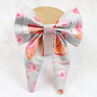 cute valentine dog sailor bow for pets