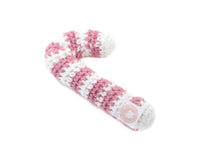 Pink Candy Cane Crochet Toy
