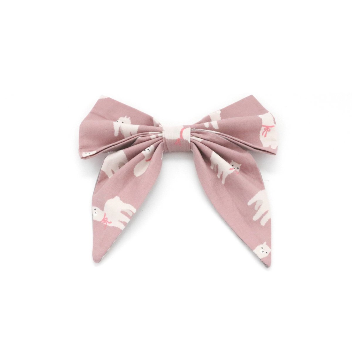 pink llama boho dog bow tie