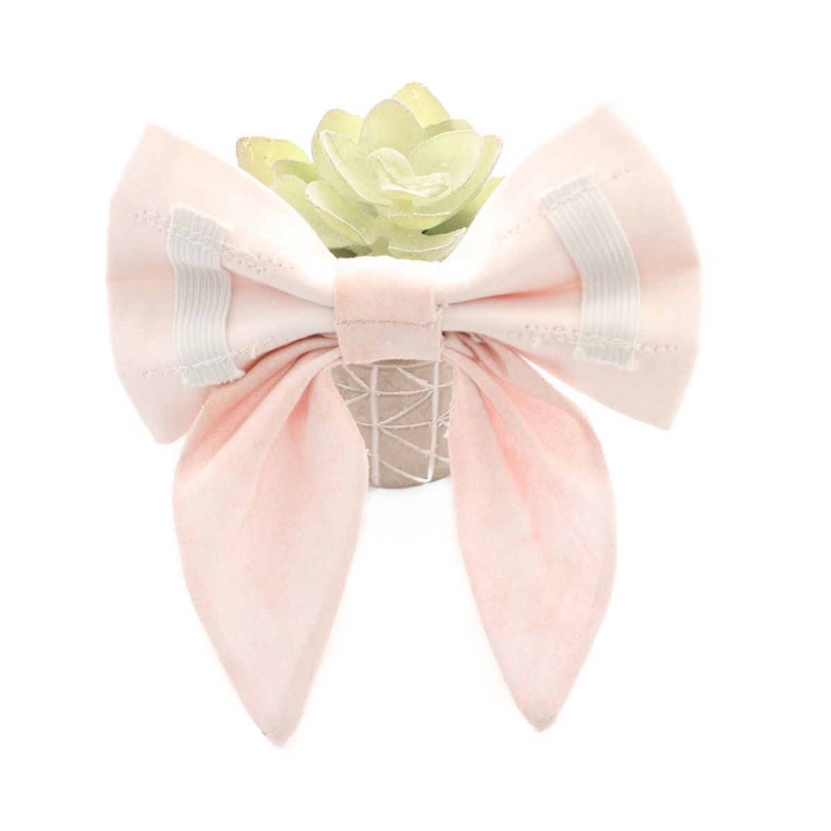 peach pastel spring dog sailor bow for pets