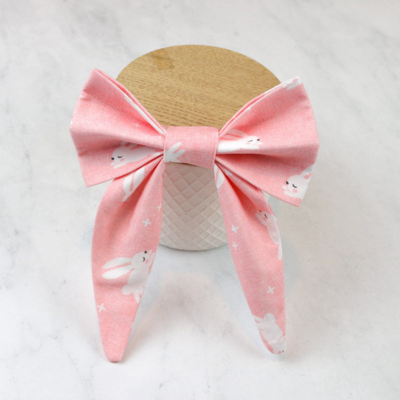 pink bunny easter dog sailor bow